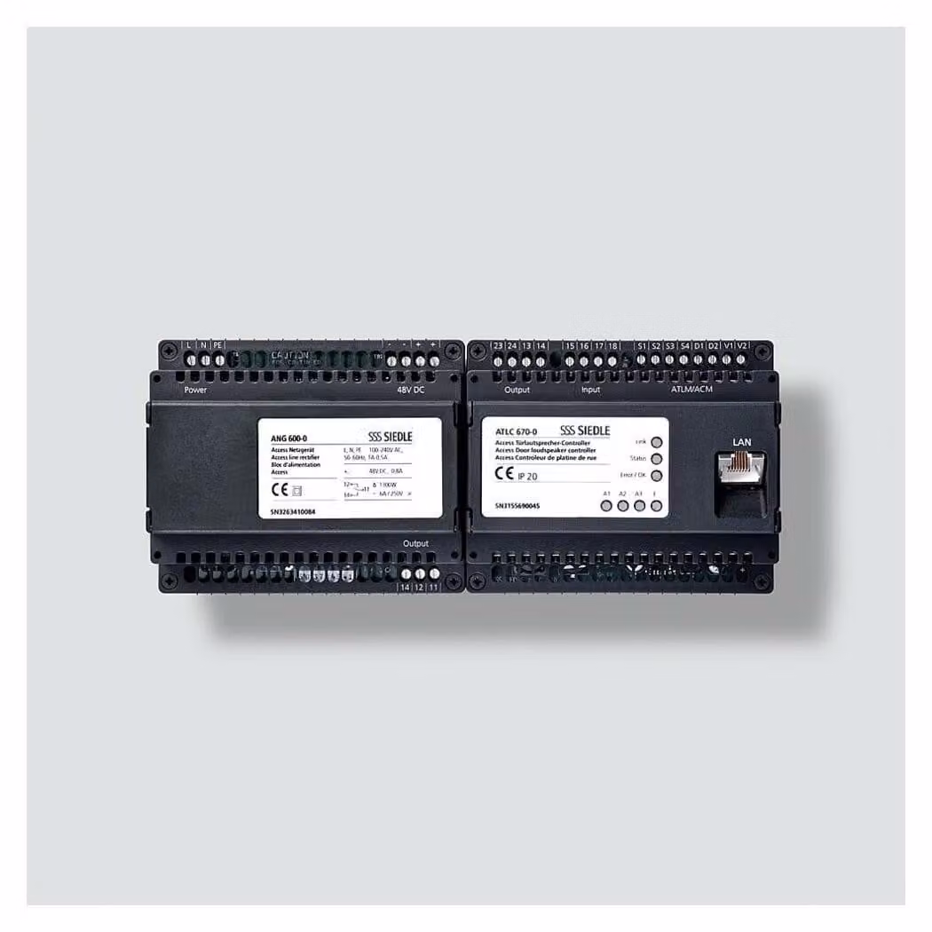 Siedle&Söhne controller per diffusori da porta Access, nero ATLC/NG 670-0
