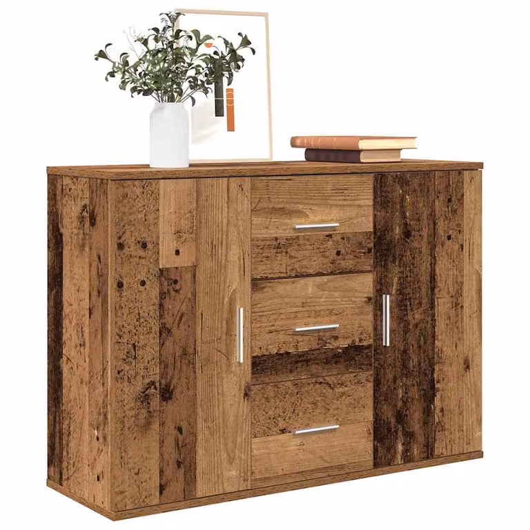 Credenza in stile classico vidaXL in legno marrone, L 90 x P 29,5 x H 65 cm