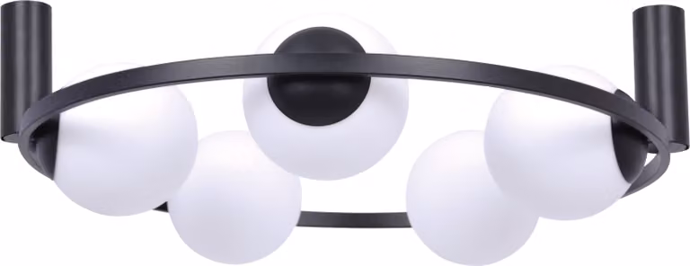 Lampada a soffitto ORBIT 5, modello 5009, linea Zuma