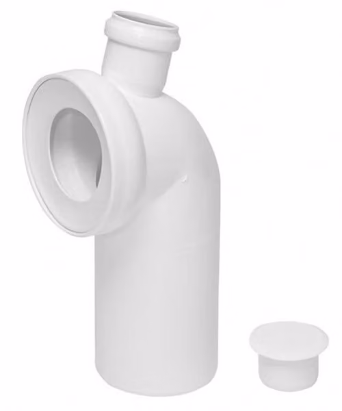 Tubo angolare WC Ø 90/110 mm con cucitura (50)