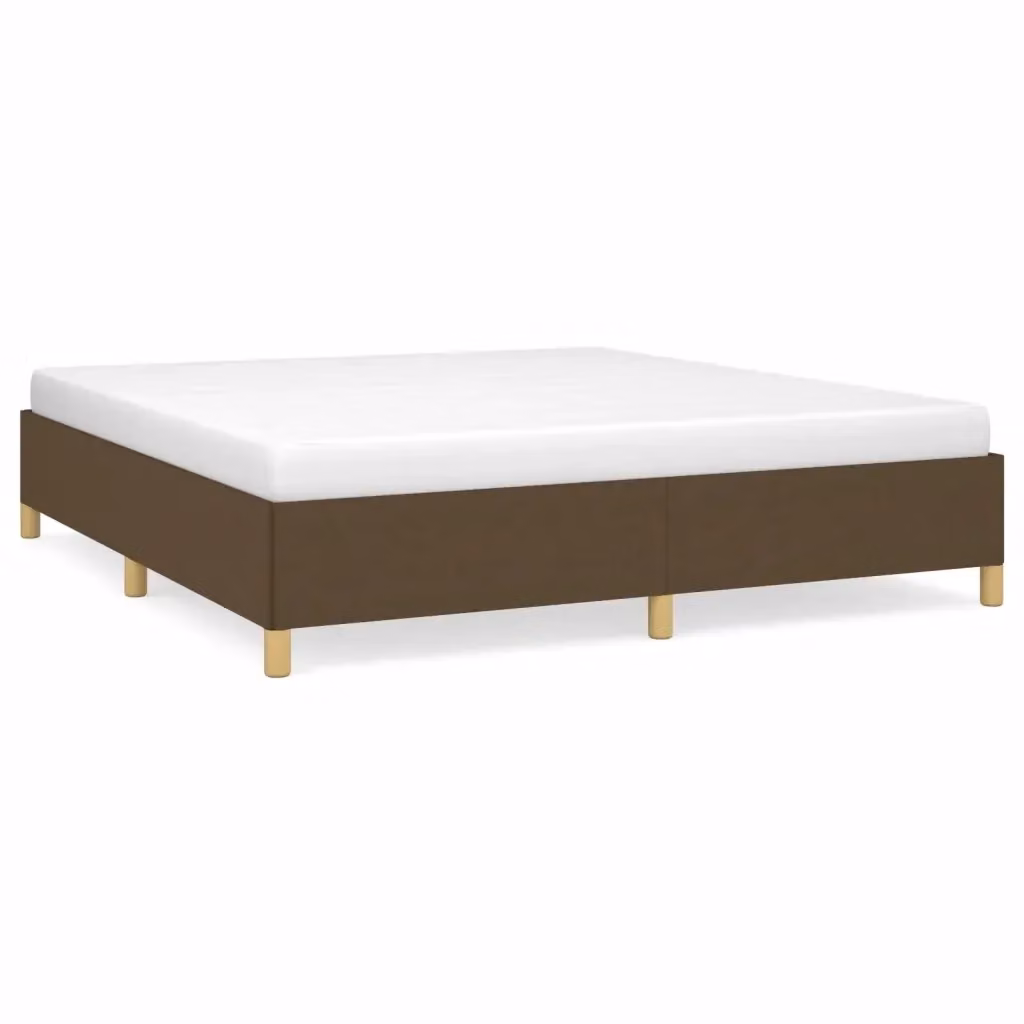 Giroletto vidaXL in tessuto marrone senza materasso L/P/H: 180 x 200 x 35 cm – 2