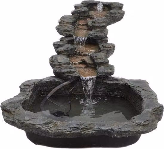 Vasca Decorativa con Cascata - Vasca Preformata - Elegante e Funzionale