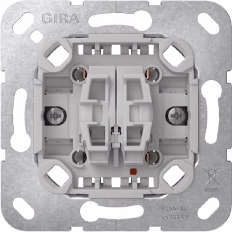 Interruttore a pulsante GIRA Serie 312500 inserto (312500)