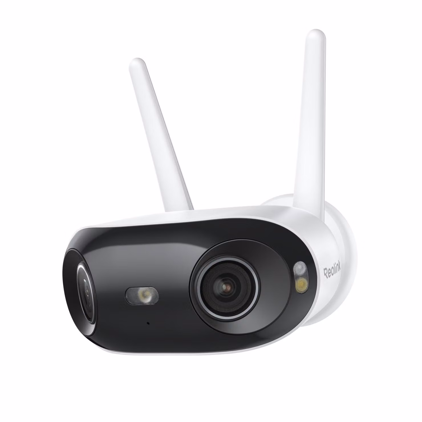 Reolink Elite WiFi, telecamera di sorveglianza plug-in 4K 8MP, doppio obiettivo, Wi-Fi 6 dual band, vista panoramica a 180°, visione notturna a colori, rilevamento intelligente