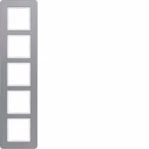 Berker 10156074, Alluminio, Alluminio, Senza viti, Berker, Q.7, IP20