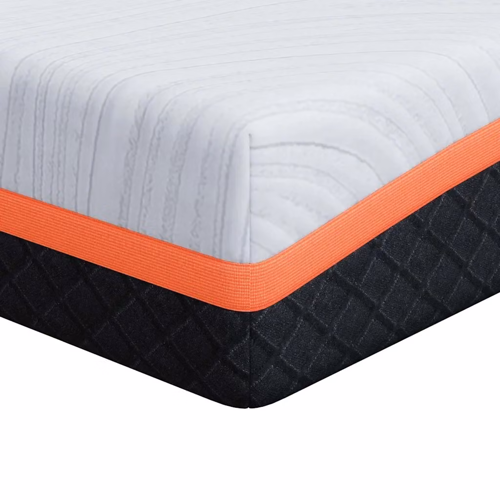 Materasso in gel vidaXL Bianco e Grigio L: 160 cm, P: 80 cm, H: 25 cm con tessuto Jacquard e regolazione della temperatura – 2