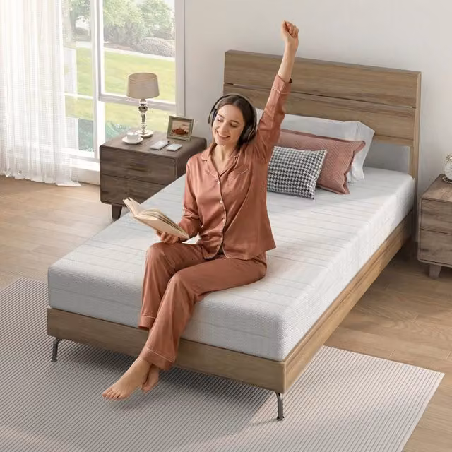 Materasso Ergonomico REDOM in Comfort Foam Bianco L: 140 cm, P: 200 cm