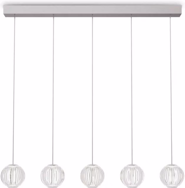 Lampada a Sospensione Diamond 23W Luce Calda Trasparente Regolabile Ideal Lux