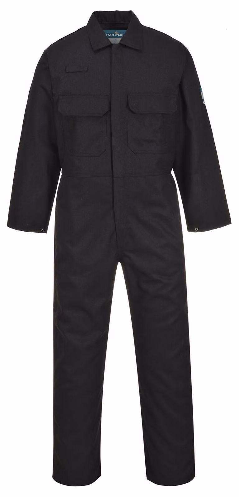 Portwest BIZ1 Flammhemmender Bizweld™ Overall Nero Gr. L