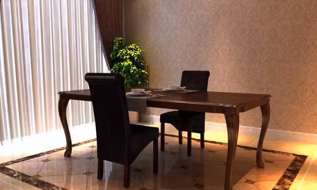 Set di 2 sedie da pranzo vidaXL in similpelle marrone con struttura in legno e plastica