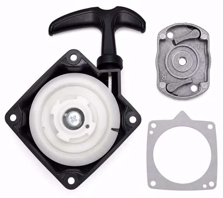 Cinghia di trasmissione e piastra di supporto per decespugliatore, adatta a motori da 43 cc a 52 cc
