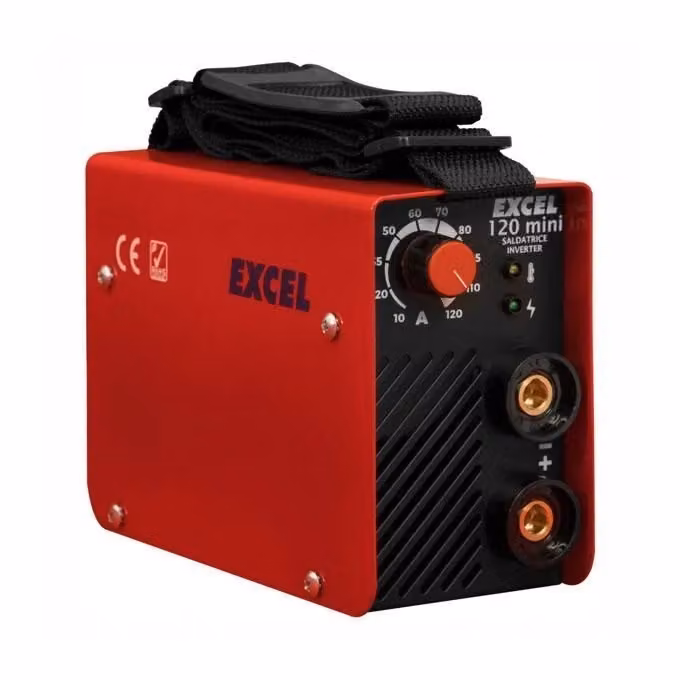 Saldatrice Elettrica Inverter Excel 09470 Mini MMA 120A Rosso – 2