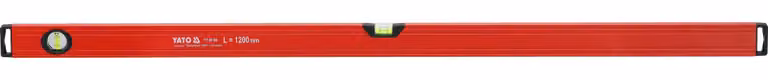 Livella a bolla in alluminio da 1200 mm, con base fresata