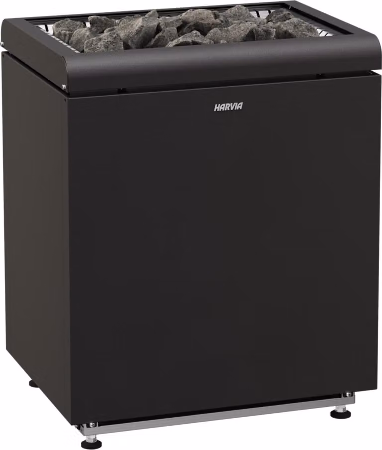 Riscaldatore per sauna nero Harvia CONCEPT R 15,0 kW senza unità di controllo
