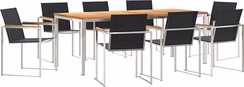 Set da Pranzo per Giardino 9 pcs