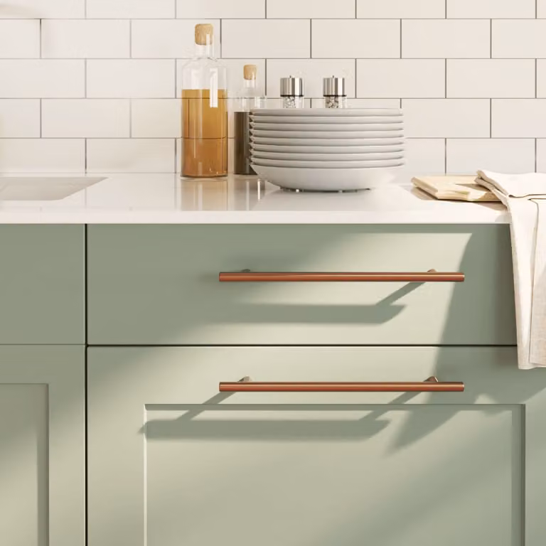 vidaXL Maniglie per Mobili 20 pz Bronzo 224 mm in Acciaio Inox