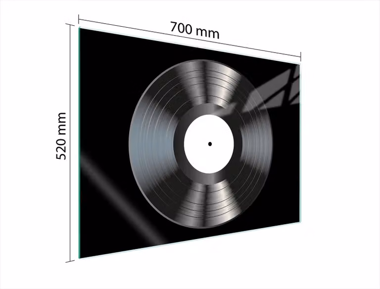 Piastra Protettiva Glassherd 70X52 Vinile
