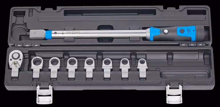 Chiave dinamometrica professionale in acciaio SW con inserti ad anello e 03880L