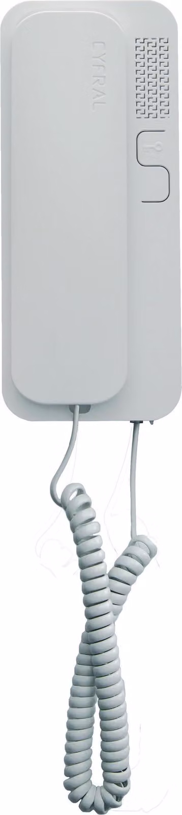 Citofono multifunzione per installazione a 2 fili SMART, CYFRAL, bianco