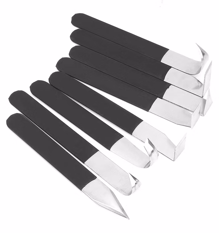 Set di strumenti per modellare l'argilla - 8 pezzi - Strumenti per scultura - Accessori creativi - Adatto per argilla e Vetroceramica