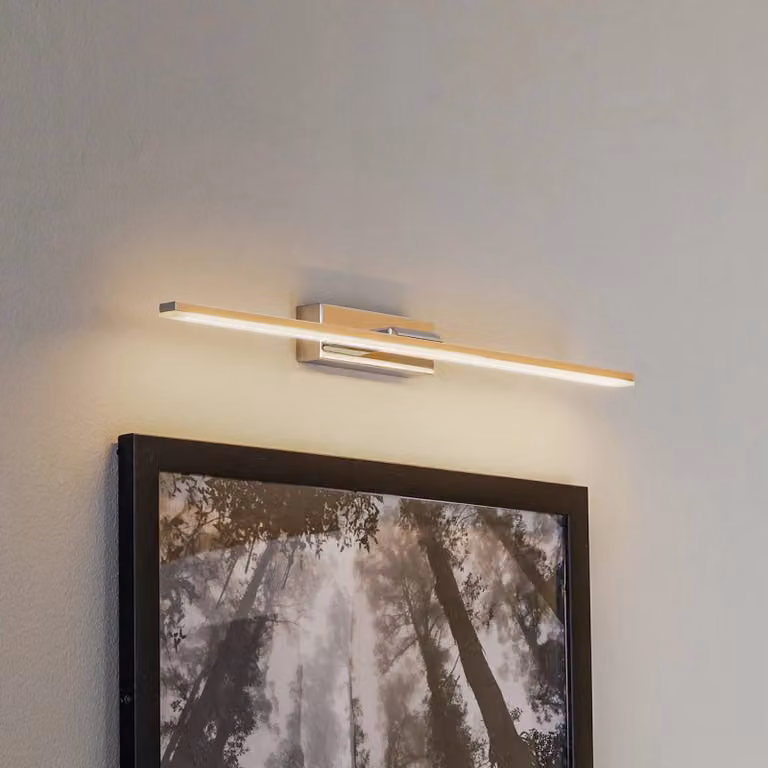 Applique da parete Miroir MCJ, Cromo / Argento, Bagno, Alluminio, Moderno, Applique