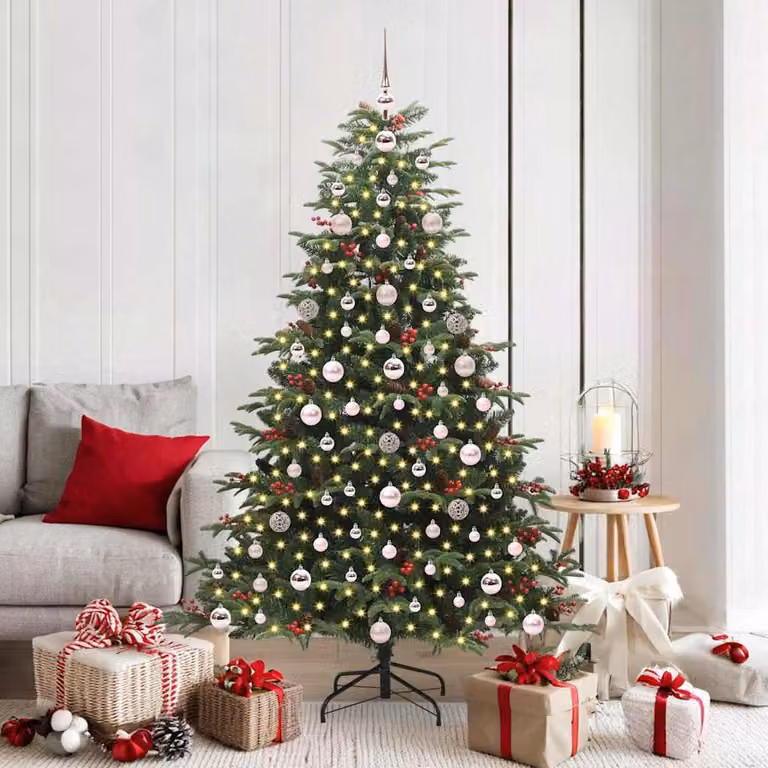 Maison Exclusive - Albero di Natale artificiale con 300 LED e supporto verde 180 cm