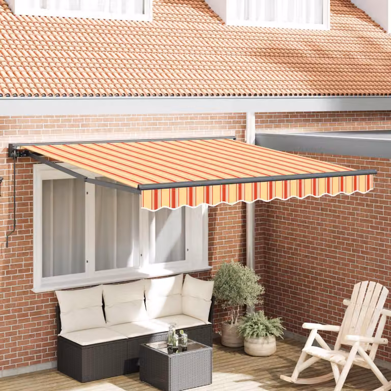 Struttura tenda parasole vidaXL multicolore in alluminio e poliestere 300 x 250 cm