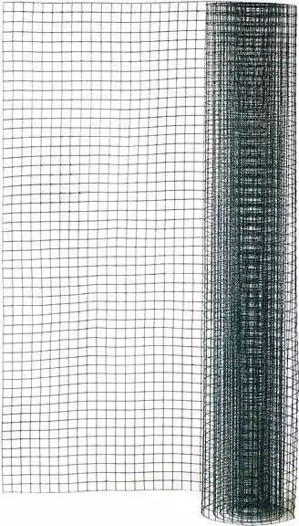 Rete Metallica Animale Saldata Verde, H.0,5 X L.3 M, Maglia H.12 X L.12,7 Mm