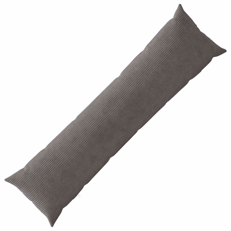 Federa vidaXL HEERLEN in velluto a coste grigio scuro, L 145 x P 40 cm