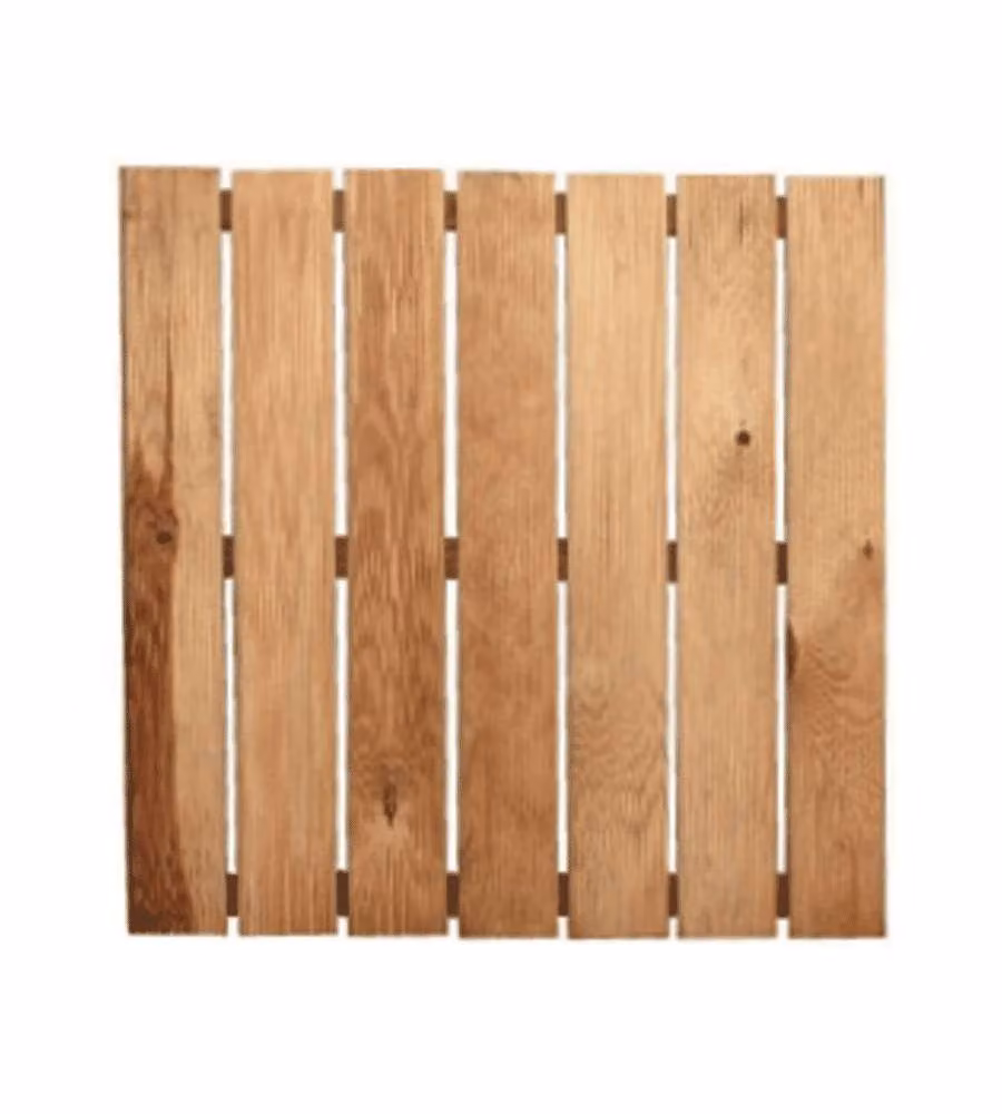 Pedana Pino Impregnato 50x50 cm per Esterni Resistente alle Intemperie