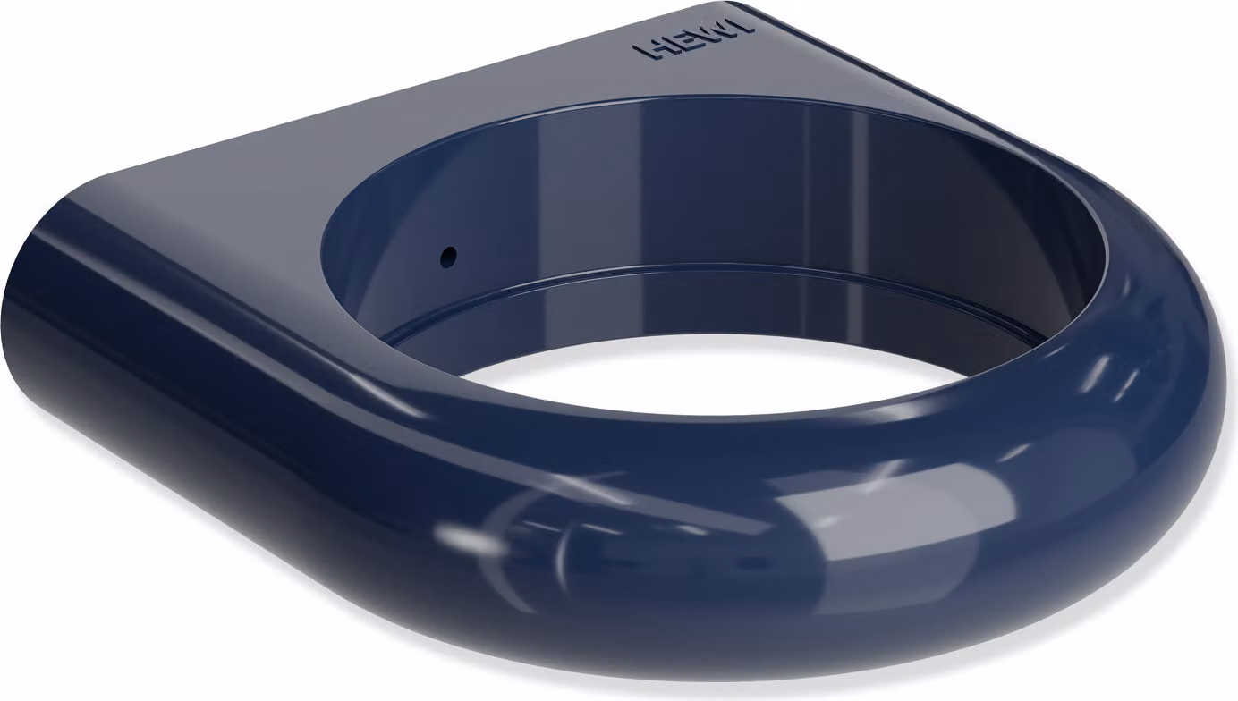 Supporto HEWI Ser 477, D:100mm acciaio blu