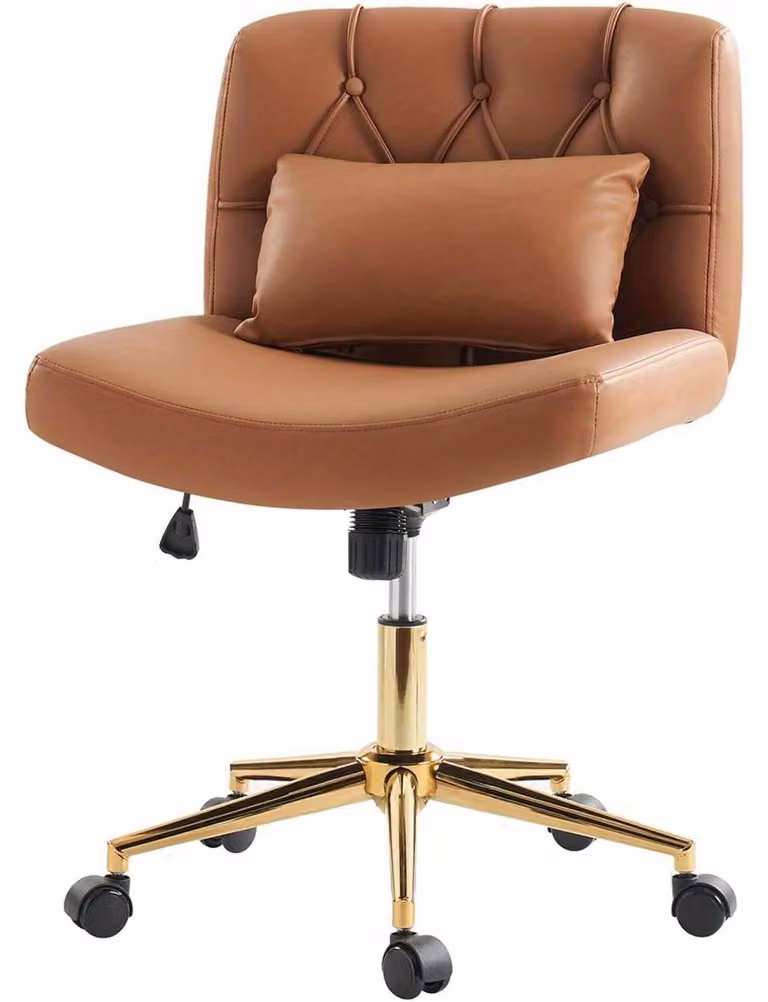 Sedia ergonomica da ufficio - Sedia per ufficio - Sedia da lavoro - Sedia da scrivania - Senza braccioli - Regolabile in altezza