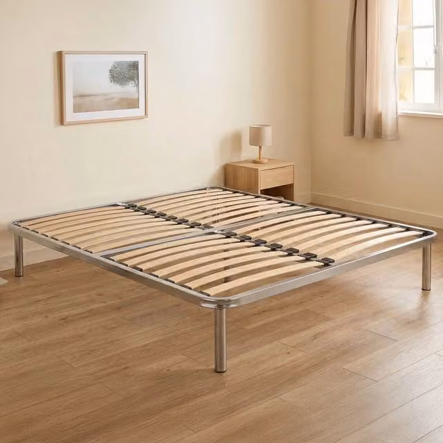 Rete letto piazza e mezza Artemisio Talamo Italia, rete ortopedica a doghe in legno di faggio, L 120 x P 190 x H 31 cm