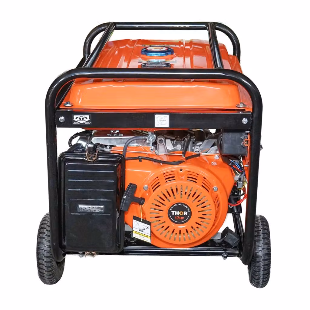 Generatore elettrico a benzina THOR 7,2KW 220-380V 50Hz arancione – 2