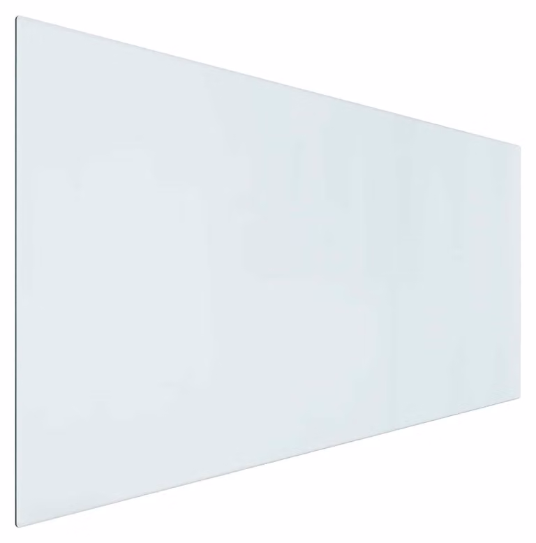 Piastra in vetro per camino Trasparente 120 x 60 cm Vetro