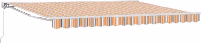 Tenda retrattile manuale Arancione, Grigio, Blu, Bianco 3420316