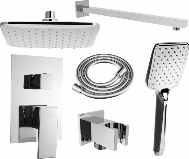 Mexen Uno DR62 set doccia ad incasso, cromo - 71435DR62-00