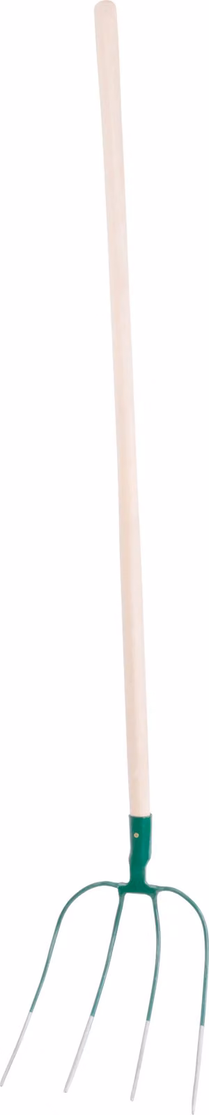 Forcone F124.WH, 4 denti, Bavarese, con manico
