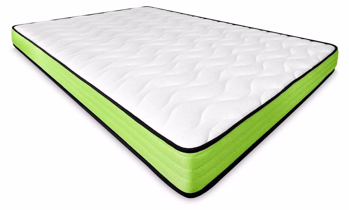 Materassi in memory foam 120x200 cm, reversibili, per adolescenti, altezza 15 cm