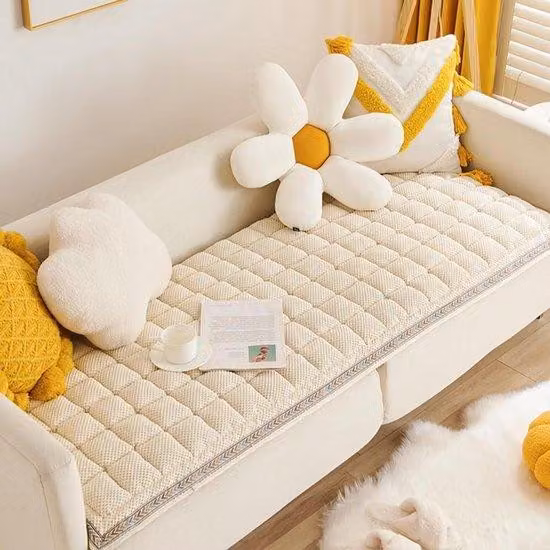 Fodera per cuccia con funzione antiscivolo - Copertura protettiva per cucce - Dimensioni: 70 x 210 cm - Colore bianco