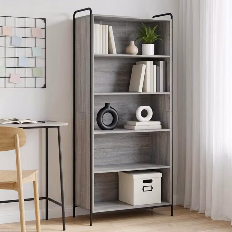 vidaXL Armadio per Libri 55,5 x 33 x 174 cm Legno ingegnerizzato
