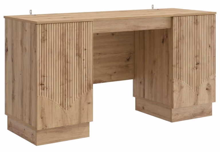 Scrivania con lo scaffale Rovere Artigianale 142,5 x 50 x 75 cm
