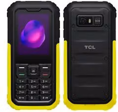 Smartphone Rugged Tcl 3189D 3BLCWE12 4G LTE Dual SIM Giallo Illuminante