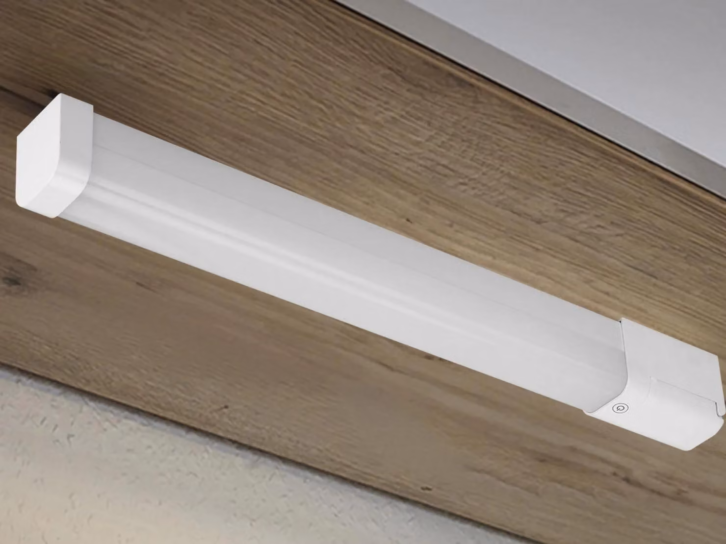 Apparecchio di illuminazione a LED lineare NEDES, con presa, 15W / IP44 / 600 mm / Temperatura di colore regolabile - LNL7621/WHE