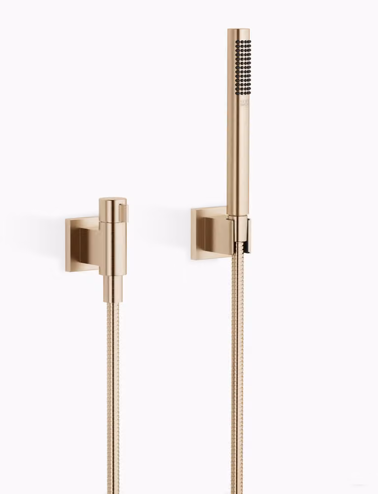 Garniture de douche Dornbracht avec rosaces individuelles, avec régulateur de débit, flowReduce, 27809985-460010, 27809985-460010