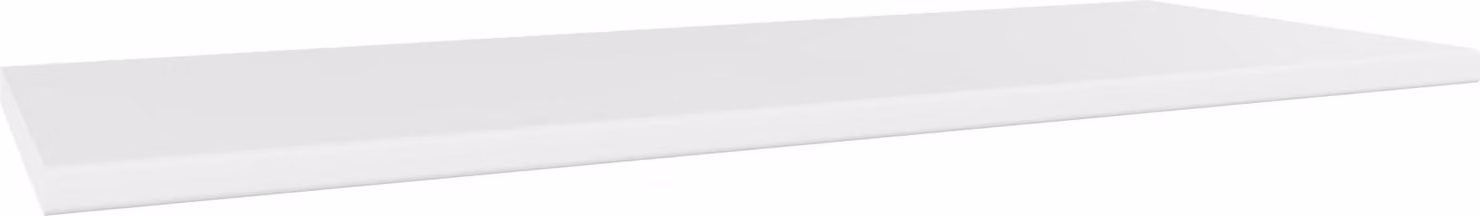 Piano di lavoro per cucina largo 155 cm, spessore 38 mm, bianco opaco Cucina Aria
