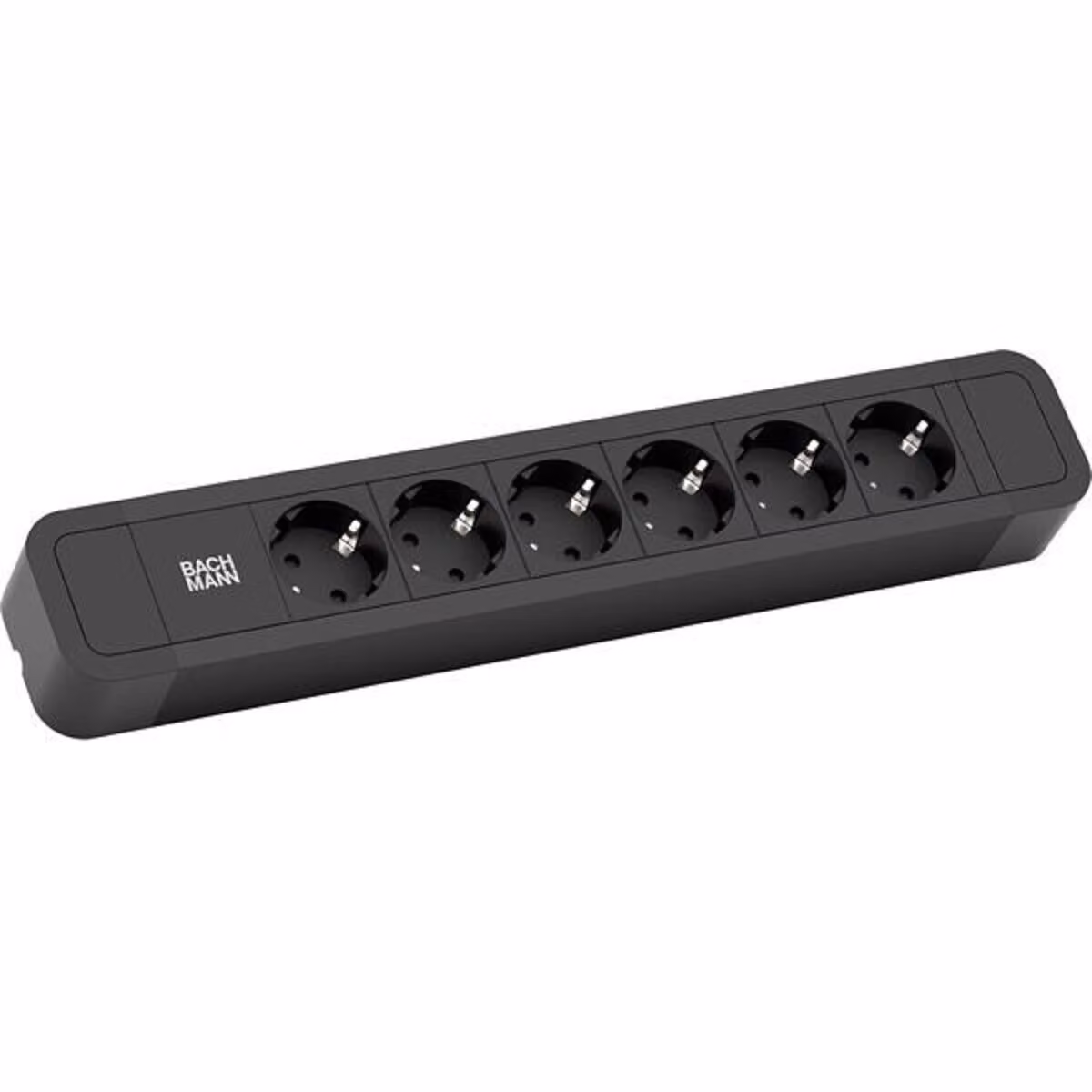 Bachmann PRIMO 2 - Steckdosenleiste - Ausgangsanschlüsse: 6 (6 x Spannung) - 2 m - Schwarz