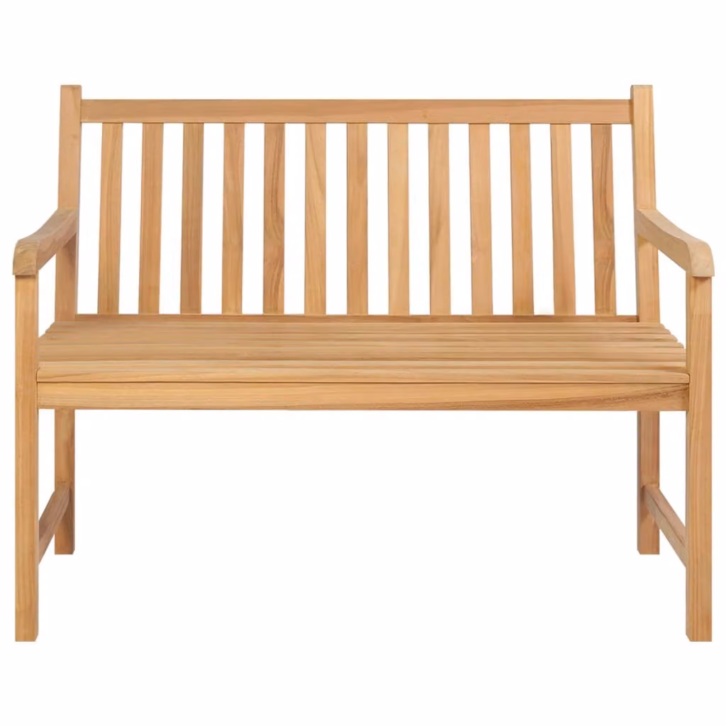 Panchina da giardino 114 cm in teak massiccio