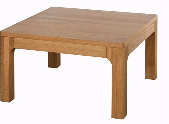 Tavolino da salotto Latina 80x80x45cm miele rovere semisolido