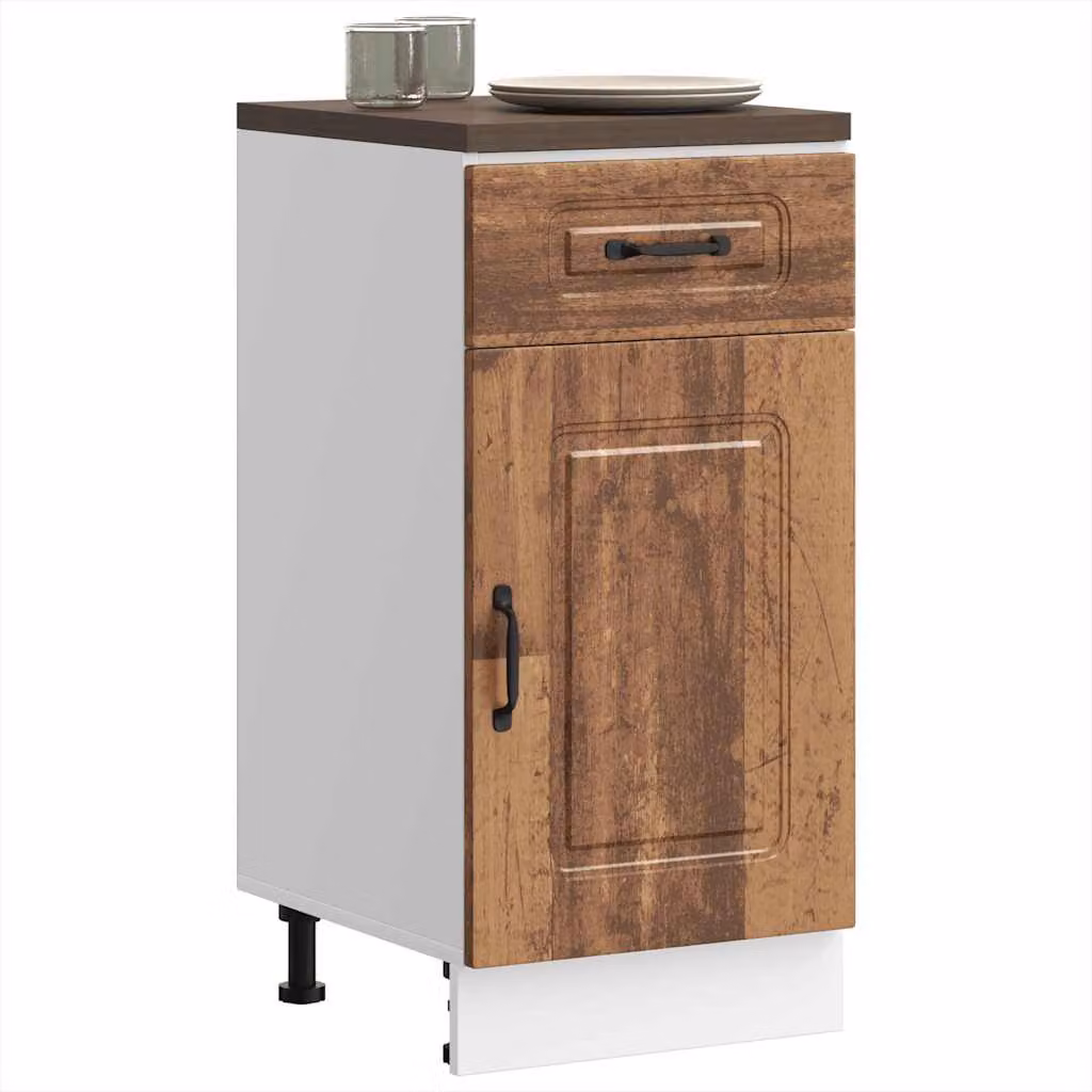 Base da cucina vidaXL Kalmar moderna in legno multistrato marrone L: 46 cm, P: 40 cm, H: 81,5 cm